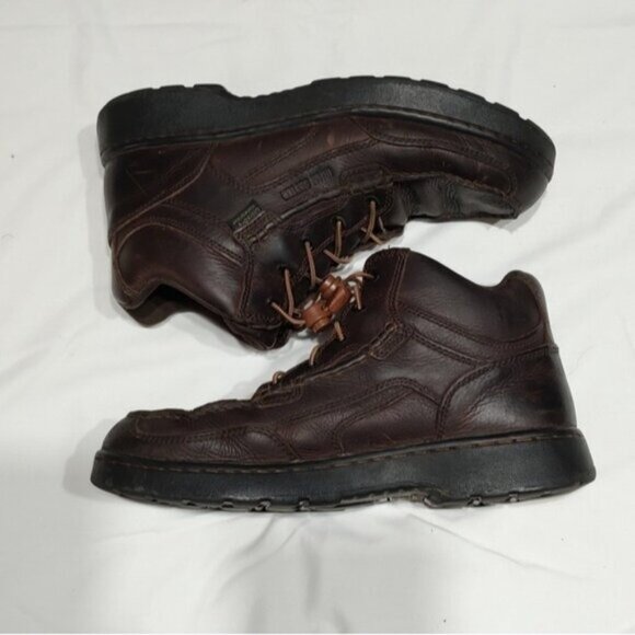 Red Wing Irish Setter Dark Brown Leather Work Boots 9 - Picture 6 of 14